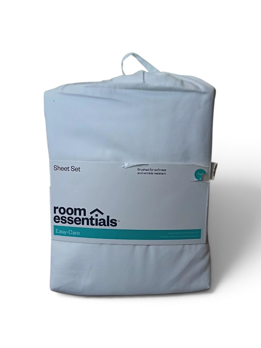 Room Essentials White Easy-Care Sheet Set (White)